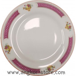 ASSIETTE PLATE BLANCHE ET...