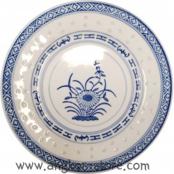 ASSIETTE PLATE BLEUE 15.30...