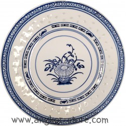 ASSIETTE PLATE BLEUE 20.30...