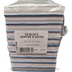 BLOC COMMANDE AUTOCOPIANT...