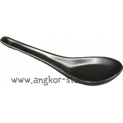 CUILLERE EN PORCELAINE NOIRE