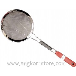 ECUMOIRE EN INOX PLATE 20 CM