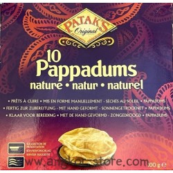 PAPPADUMS NATURE - 0.1Kg