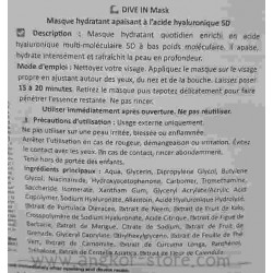 MASQUE HYDRATANT D'UN SERUM...