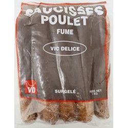 SAUCISSE DE POULET FUMEE - 1Kg