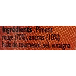 PATE DE PIMENT ROUGE ANANAS...