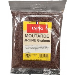 MOUTARDE BRUNE ENTIERE - 0.1Kg