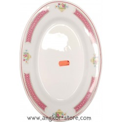 PLAT OVALE ROSE 25.50 X...