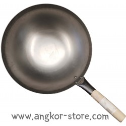 POELE EN ACIER 36 CM 14 POUCES